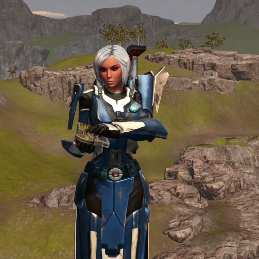 Datapad emote in SWTOR Datapad emote in SWTOR